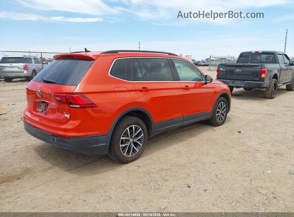 3VV3B7AX6KM123377 2019 VOLKSWAGEN TIGUAN Orange Задня права чверть