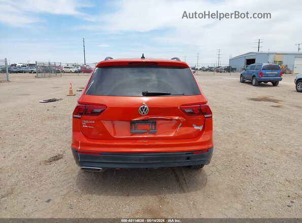 3VV3B7AX6KM123377 2019 VOLKSWAGEN TIGUAN Orange 