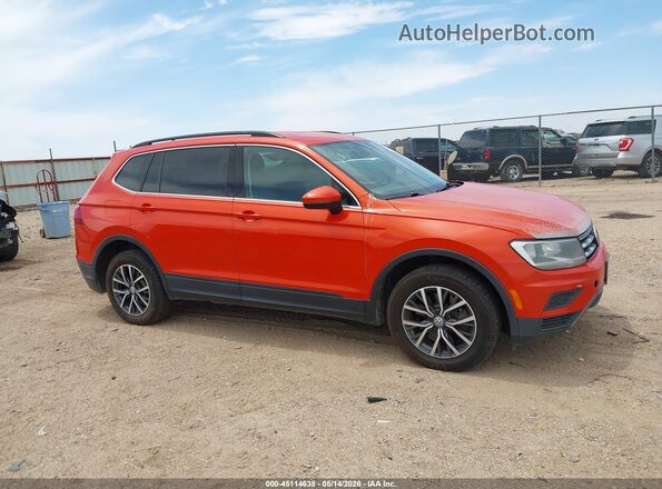 3VV3B7AX6KM123377 2019 VOLKSWAGEN TIGUAN Orange Вид задньої частини салону