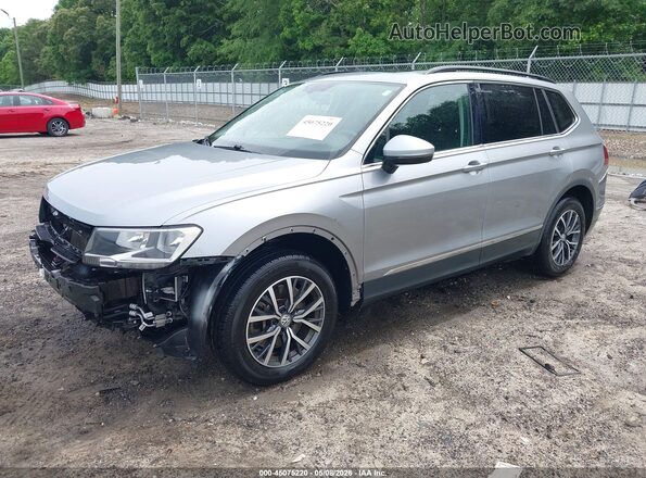 3VV3B7AX6LM070102 2020 VOLKSWAGEN TIGUAN Серебряный Передняя левая четверть