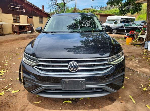 3VV3B7AX6RM046813 2024 VOLKSWAGEN TIGUAN Black წინა ხედი