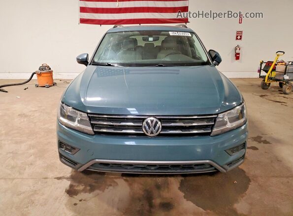 3VV3B7AX7MM060048 2021 VOLKSWAGEN TIGUAN Синий Вид спереди