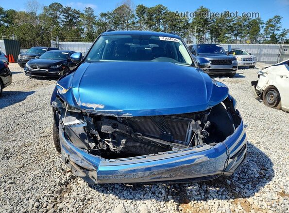 3VV3B7AX8JM000923 2018 VOLKSWAGEN TIGUAN Синий Вид спереди