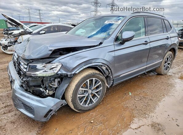 3VV3B7AX9LM121334 2020 VOLKSWAGEN TIGUAN Серый Передняя левая четверть