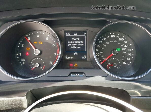 3VV3B7AX9MM049410 2021 VOLKSWAGEN TIGUAN Черный Вид щитка приборов