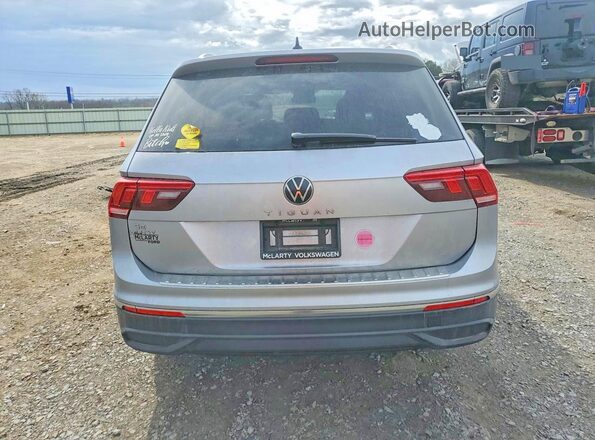 3VV3B7AX9RM066604 2024 VOLKSWAGEN TIGUAN Silver უკანა ხედი
