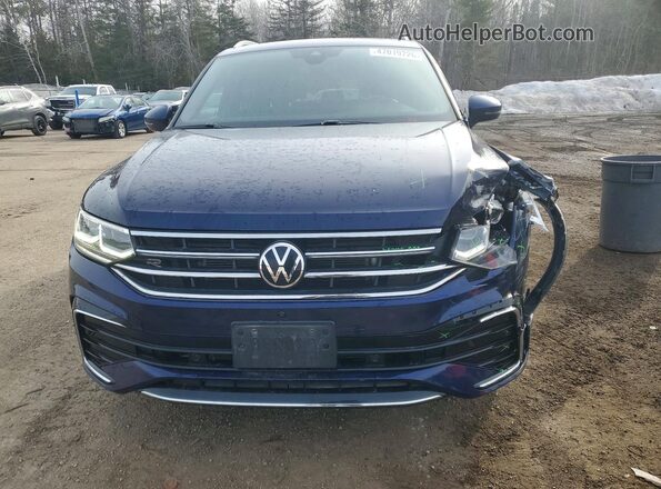 3VV4B7AX1PM081471 2023 VOLKSWAGEN TIGUAN Синий Вид спереди