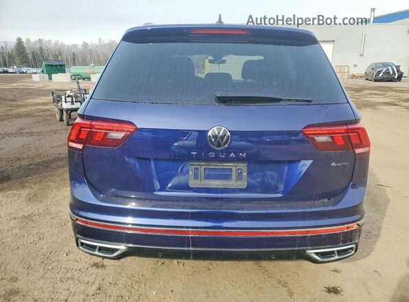 3VV4B7AX1PM081471 2023 VOLKSWAGEN TIGUAN Синий Вид сзади