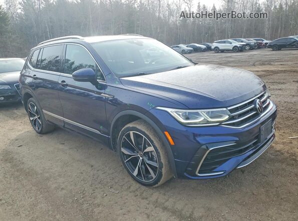 3VV4B7AX1PM081471 2023 VOLKSWAGEN TIGUAN Синий Передняя правая четверть