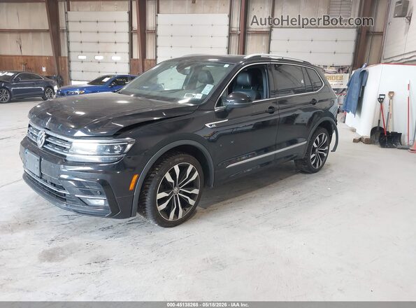3VV4B7AX2KM026584 2019 VOLKSWAGEN TIGUAN Черный Передняя левая четверть