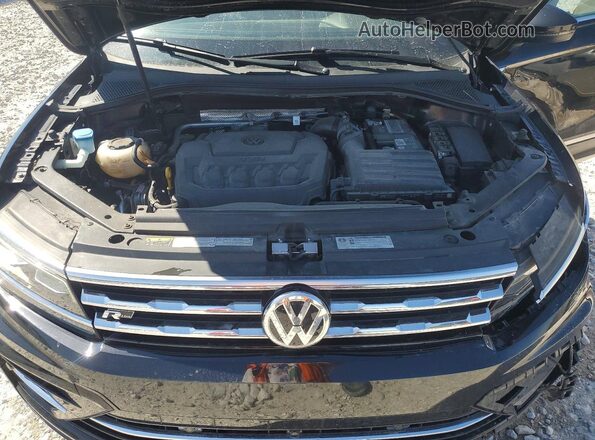 3VV4B7AX9LM072642 2020 VOLKSWAGEN TIGUAN Black Вид підкапотного простору