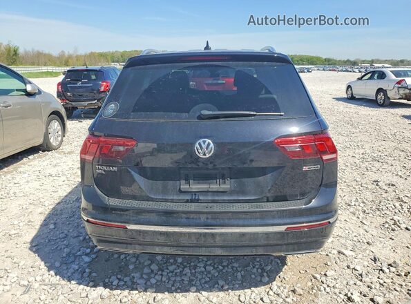 3VV4B7AX9LM072642 2020 VOLKSWAGEN TIGUAN Black Вид ззаду