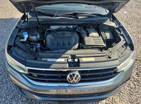 3VV8B7AX4NM118706 2022 VOLKSWAGEN TIGUAN Серый Вид подкапотного пространства