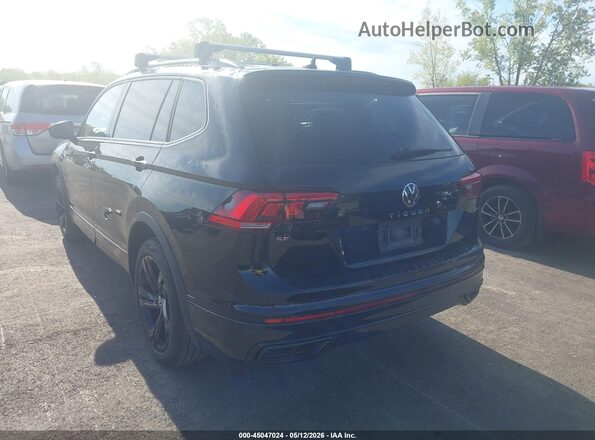 3VV8B7AX6RM009699 2024 VOLKSWAGEN TIGUAN Черный Задняя левая четверть