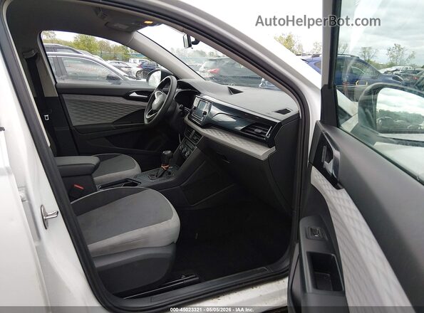 3VVCX7B20NM083547 2022 VOLKSWAGEN TAOS White Widok wnętrza z przodu