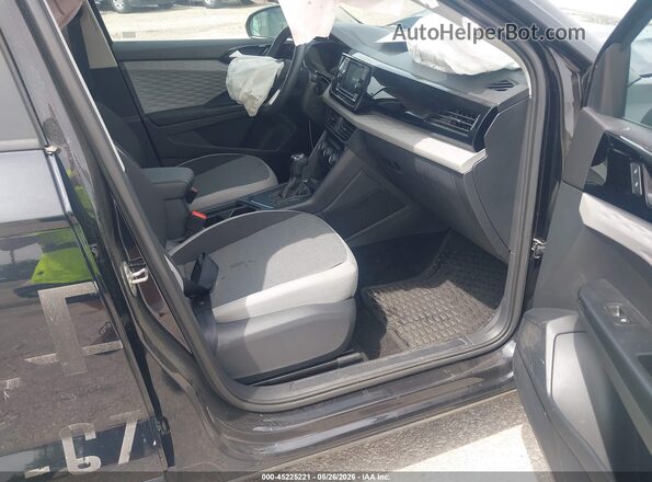 3VVCX7B22PM350707 2023 VOLKSWAGEN TAOS Black Widok wnętrza z przodu