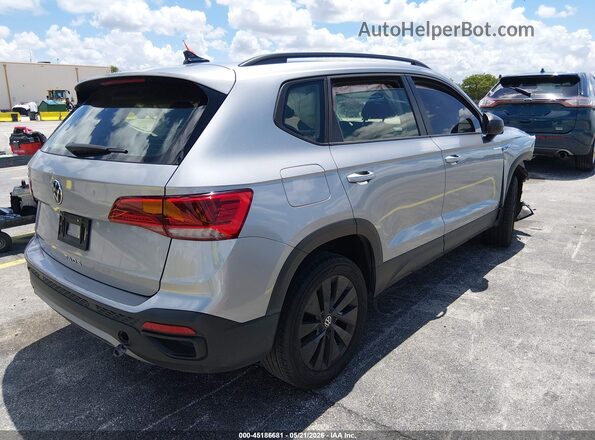 3VVCX7B23NM037808 2022 VOLKSWAGEN TAOS Серебряный Задняя правая четверть