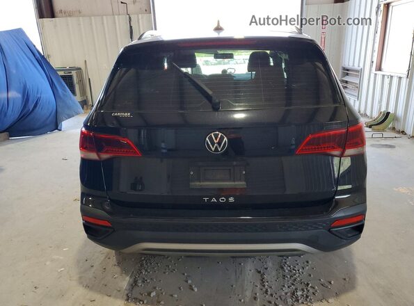 3VVCX7B2XNM005745 2022 VOLKSWAGEN TAOS Black Rear view