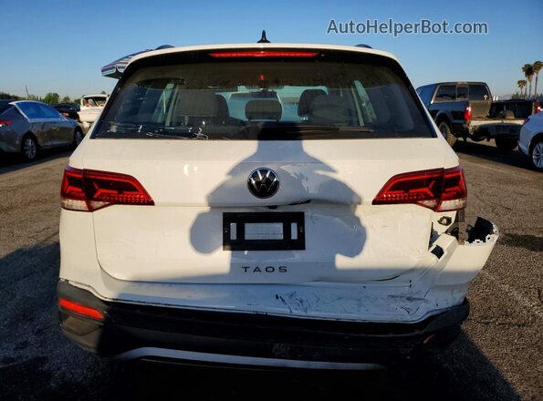 3VVCX7B2XPM366928 2023 VOLKSWAGEN TAOS White Widok z tyłu