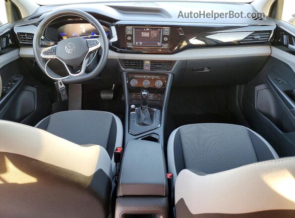 3VVCX7B2XPM366928 2023 VOLKSWAGEN TAOS White Widok deski rozdzielczej
