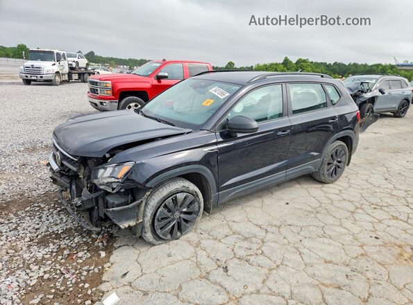3VVDX7B24NM076427 2022 VOLKSWAGEN TAOS Black Передня ліва чверть