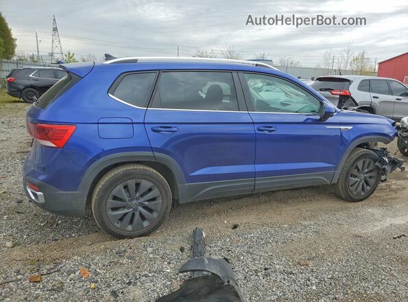 3VVEX7B29RM026973 2024 VOLKSWAGEN TAOS Blue Tył prawy
