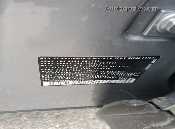 3VVEX7B2XRM103320 2024 VOLKSWAGEN TAOS Серебряный Вид наклейки с VIN-кодом