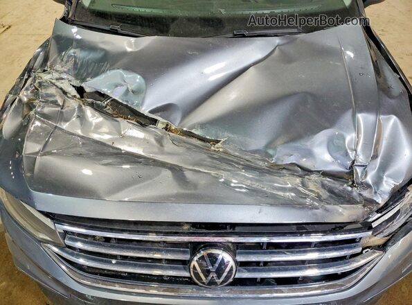 3VVFB7AX4PM075169 2023 VOLKSWAGEN TIGUAN Серебряный Вид подкапотного пространства