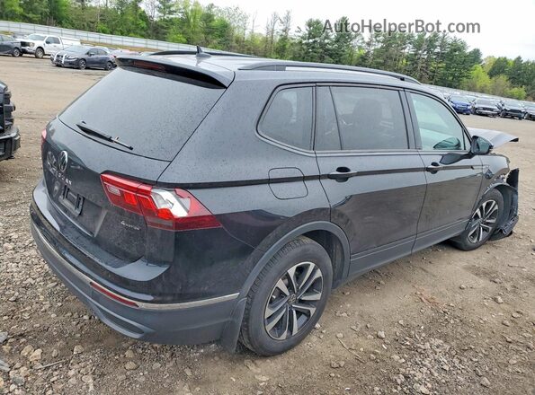 3VVFB7AX4RM043955 2024 VOLKSWAGEN TIGUAN Черный Задняя правая четверть