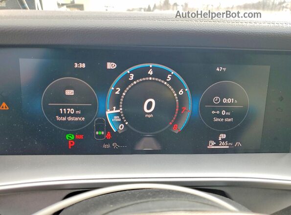 3VVGR7RM8SM067899 2025 VOLKSWAGEN TIGUAN Синий Вид щитка приборов