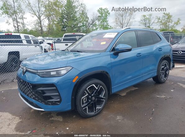 3VVLR7RM9SM022355 2025 VOLKSWAGEN TIGUAN Blue Առջևի ձախ երեք քառորդ տեսարան
