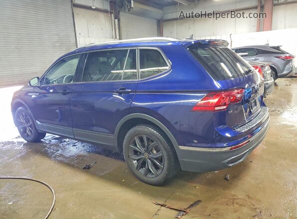 3VVMB7AX4RM037452 2024 VOLKSWAGEN TIGUAN Blue Задня ліва чверть