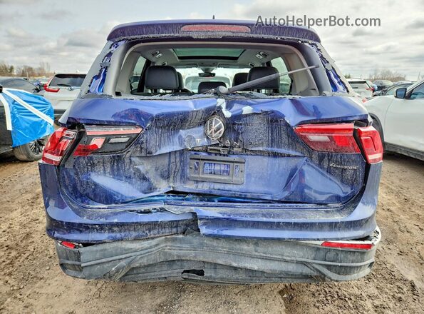 3VVMB7AX5RM172360 2024 VOLKSWAGEN TIGUAN Blue Rear view