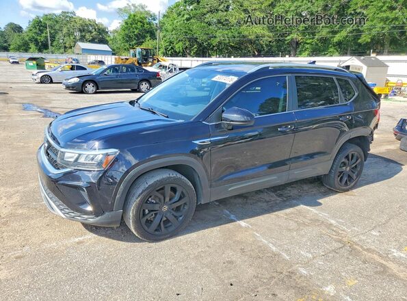3VVRX7B26NM089489 2022 VOLKSWAGEN TAOS Черный Передняя левая четверть