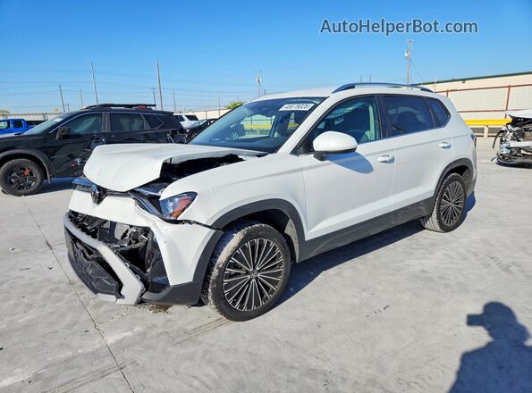 3VVSC7B23SM062310 2025 VOLKSWAGEN TAOS Белый Передняя левая четверть