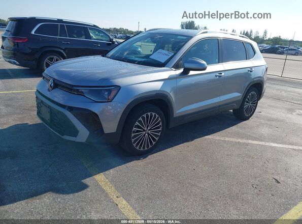 3VVSC7B24SM040509 2025 VOLKSWAGEN TAOS Silver Передня ліва чверть