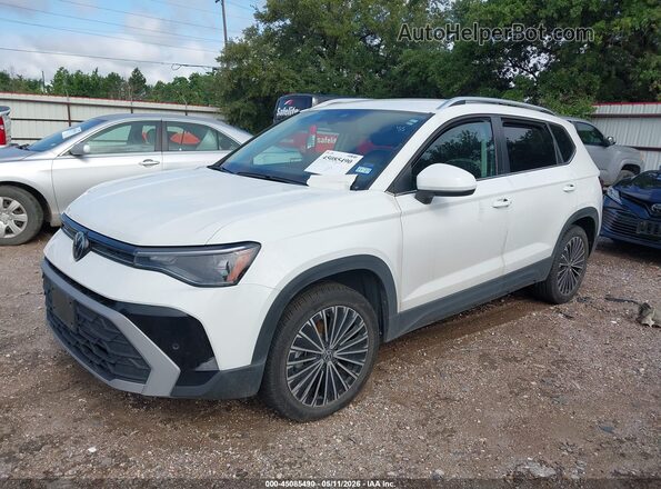 3VVSC7B27SM010596 2025 VOLKSWAGEN TAOS Белый Передняя левая четверть