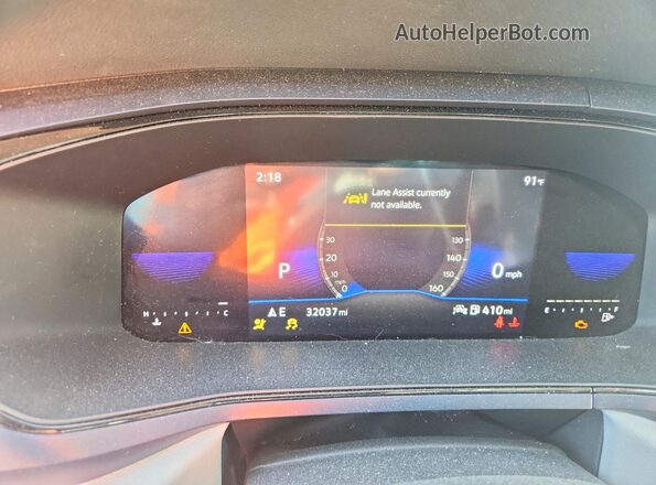 3VVSX7B2XPM306336 2023 VOLKSWAGEN TAOS Белый Вид щитка приборов