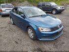 2017 Volkswagen Jetta 1.4t S Blue vin: 3VW2B7AJ0HM414002