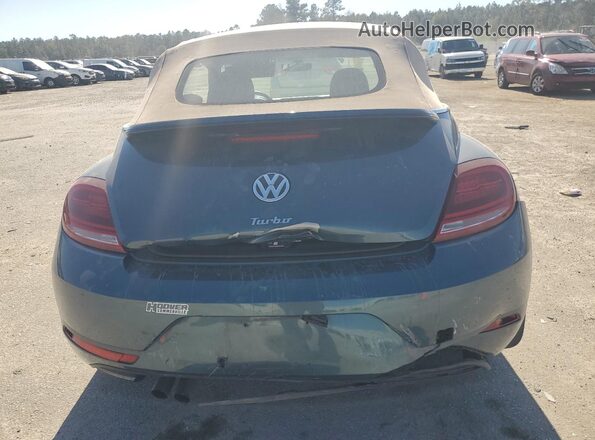 3VW5DAAT6JM503262 2018 VOLKSWAGEN BEETLE Green Widok z tyłu