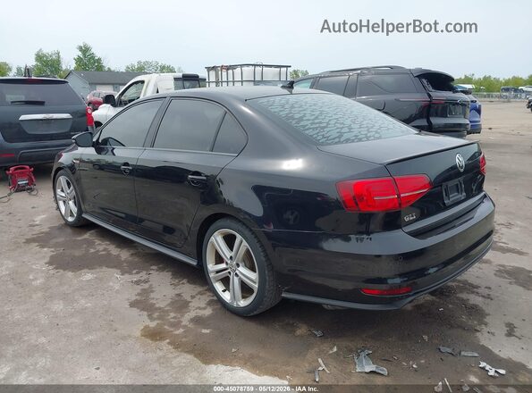 3VW5T7AJ2GM403141 2016 VOLKSWAGEN JETTA Черный Задняя левая четверть