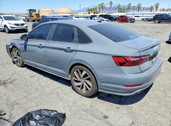 3VW5T7BU2MM021244 2021 VOLKSWAGEN JETTA Серый Задняя левая четверть