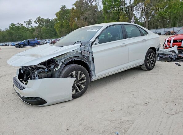 3VW5W7BU2TM022190 2026 VOLKSWAGEN JETTA White წინა მარცხენა ხედი სამი მეოთხედიდან