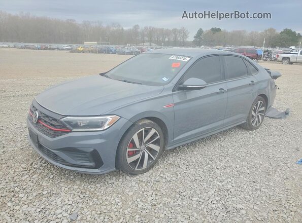 3VW6T7BU6MM059497 2021 VOLKSWAGEN JETTA Серый Передняя левая четверть