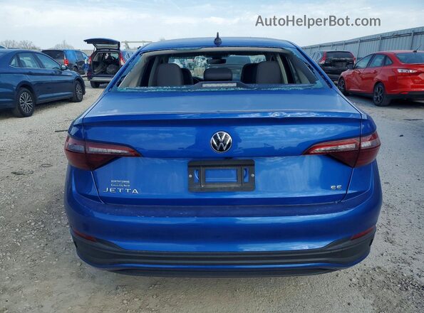 3VW7M7BU4RM056896 2024 VOLKSWAGEN JETTA Синий Вид сзади