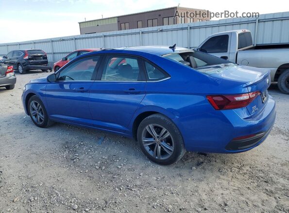 3VW7M7BU4RM056896 2024 VOLKSWAGEN JETTA Синий Задняя левая четверть