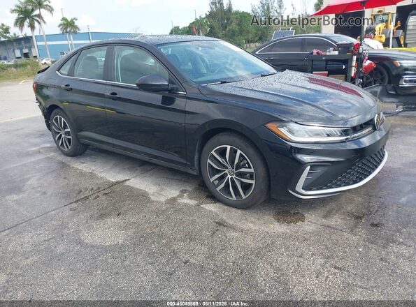 3VW7W7BU0TM024934 2026 VOLKSWAGEN JETTA Черный Передняя правая четверть