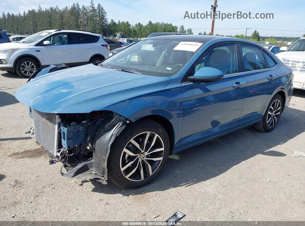 3VW7W7BU0TM030832 2026 VOLKSWAGEN JETTA Синий Передняя левая четверть