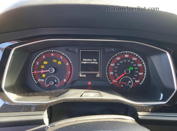 3VWC57BU1MM021639 2021 VOLKSWAGEN JETTA Красный Вид щитка приборов