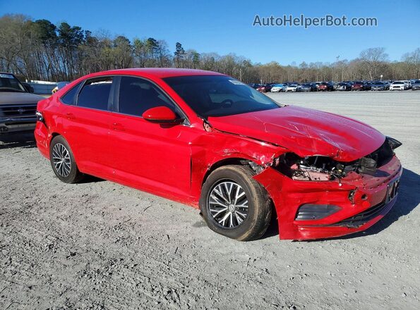 3VWC57BU1MM021639 2021 VOLKSWAGEN JETTA Красный Передняя правая четверть